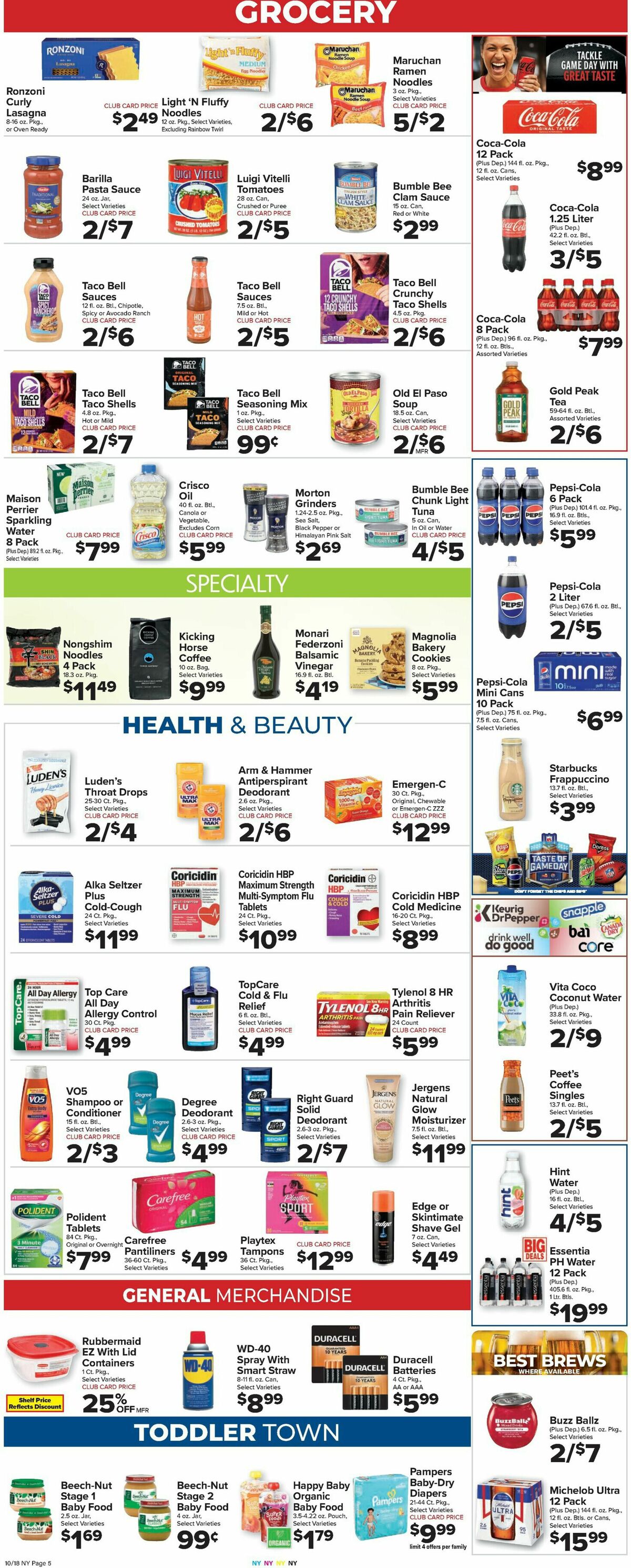 Food Town Weekly Ad from October 18