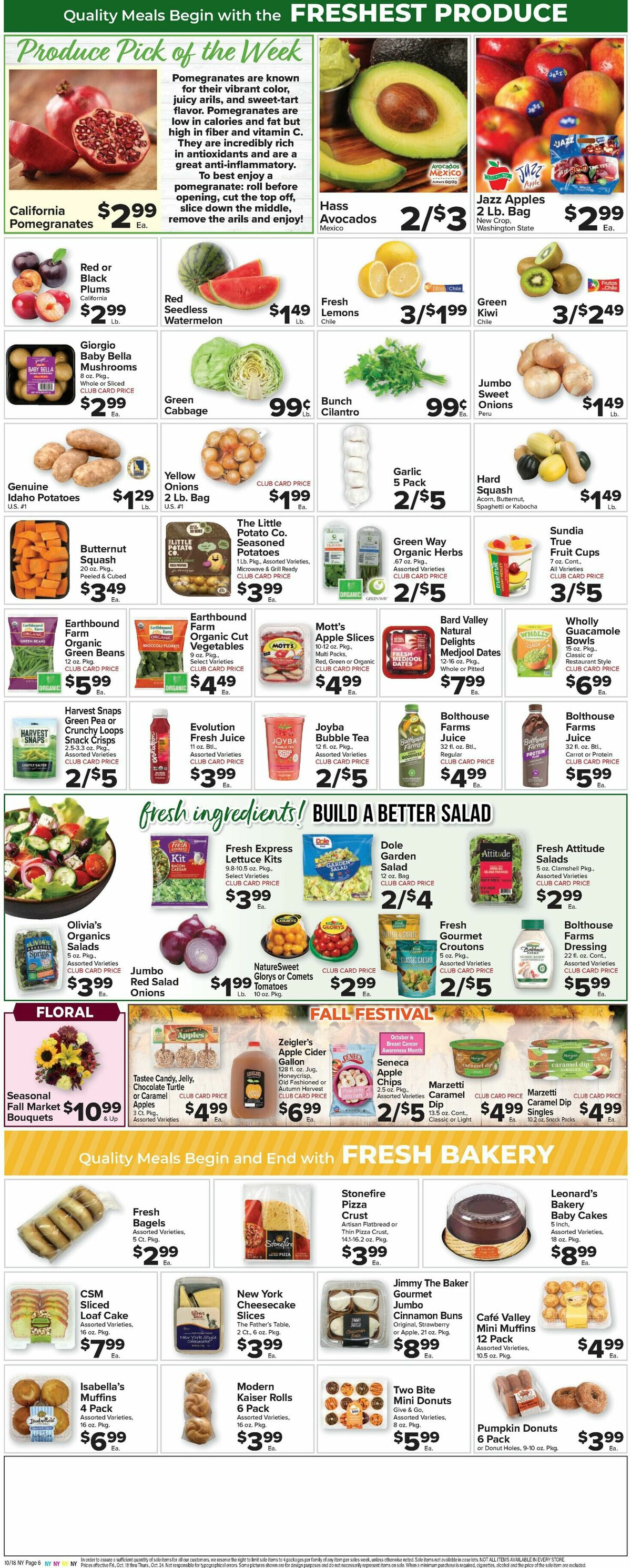 Food Town Weekly Ad from October 18