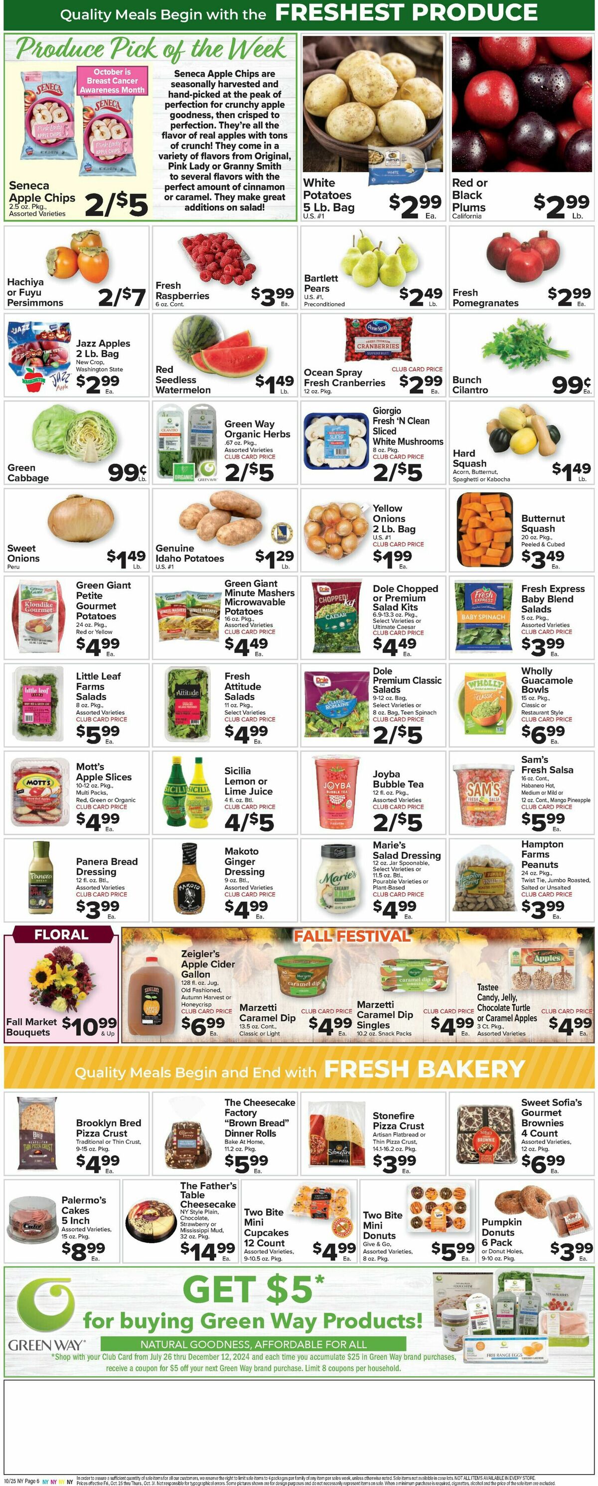 Food Town Weekly Ad from October 25