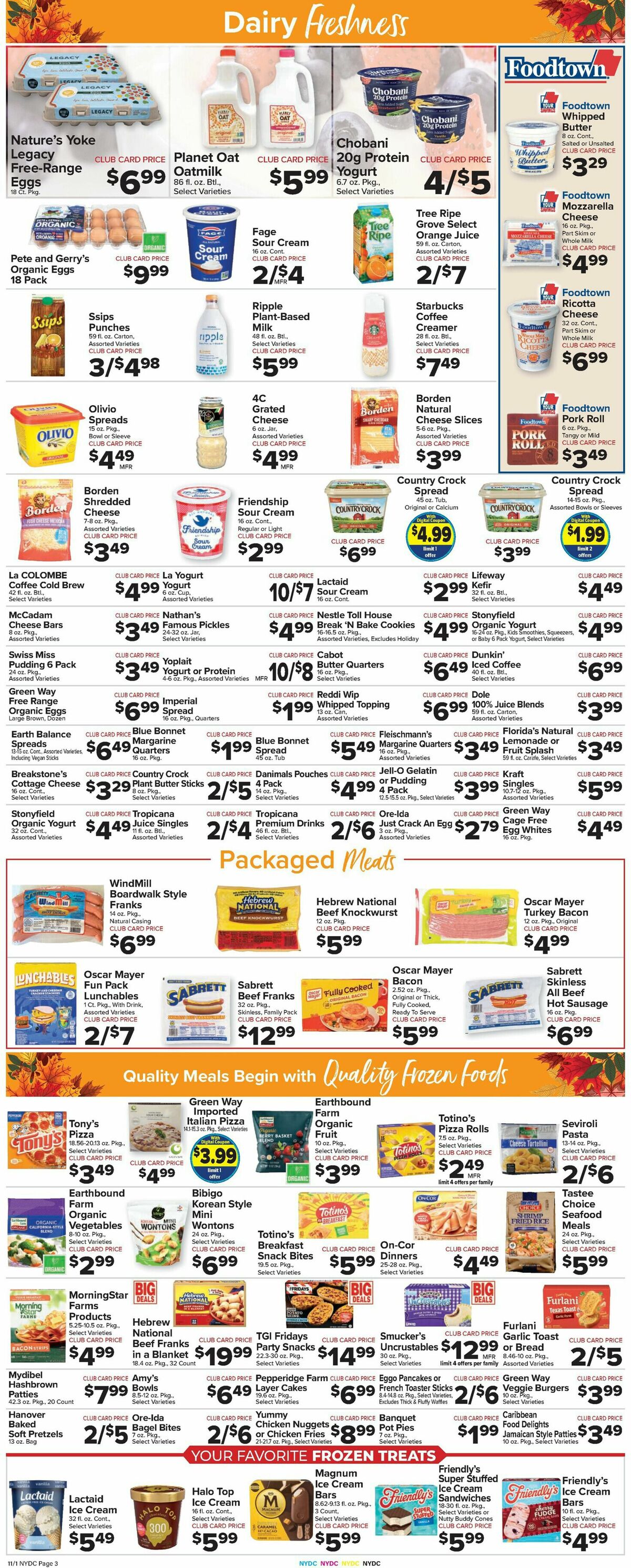 Food Town Weekly Ad from November 1