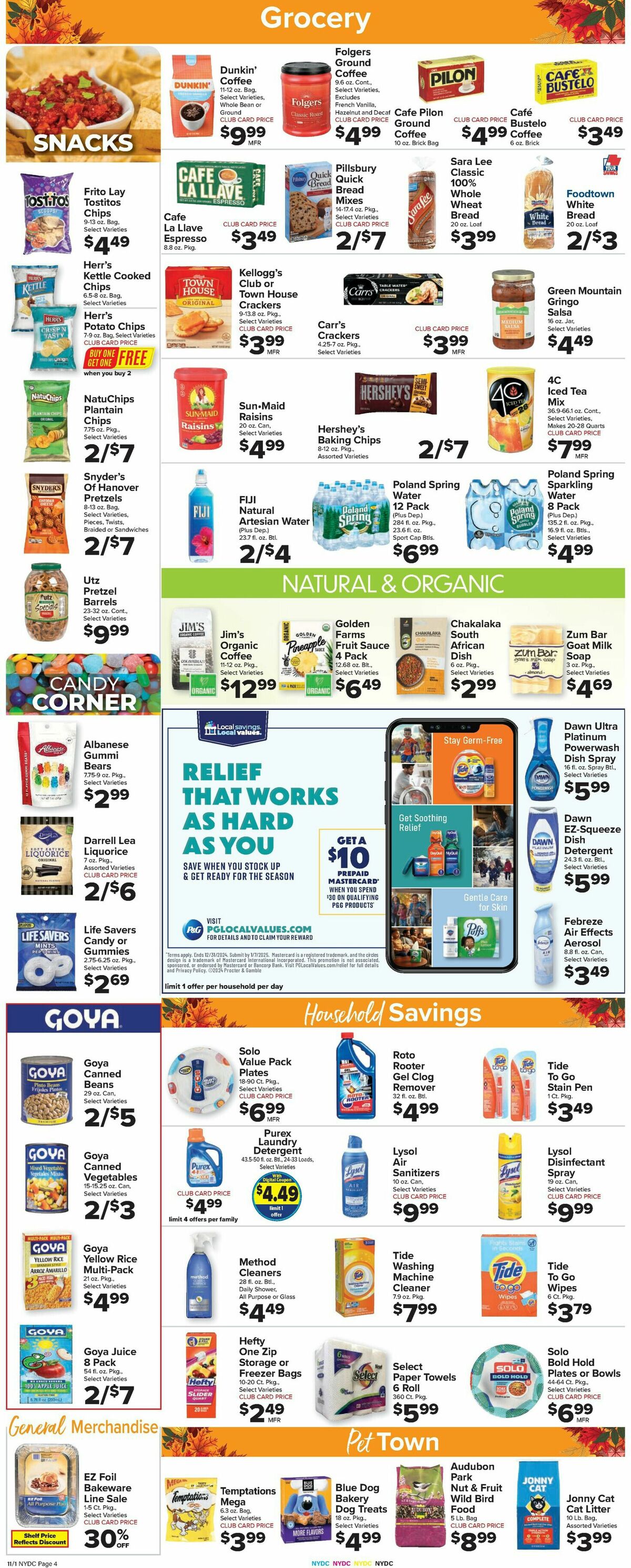 Food Town Weekly Ad from November 1