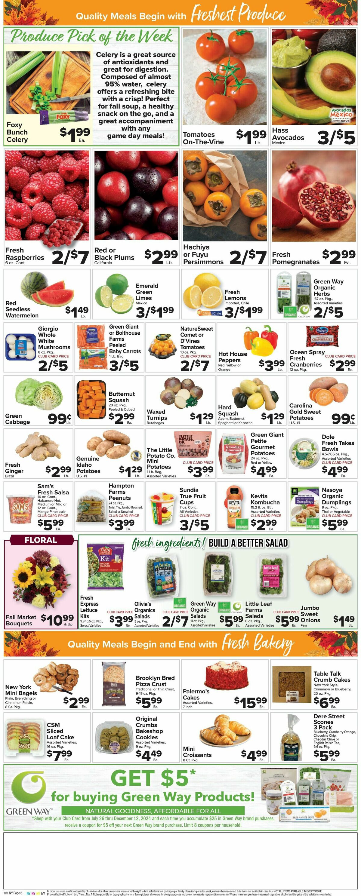 Food Town Weekly Ad from November 1