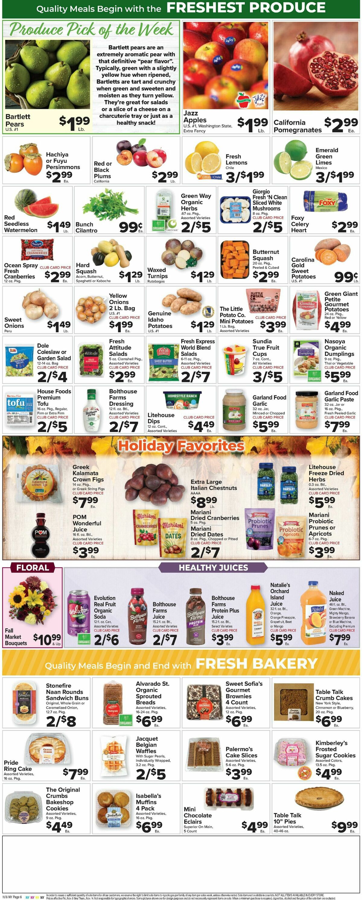 Food Town Weekly Ad from November 8