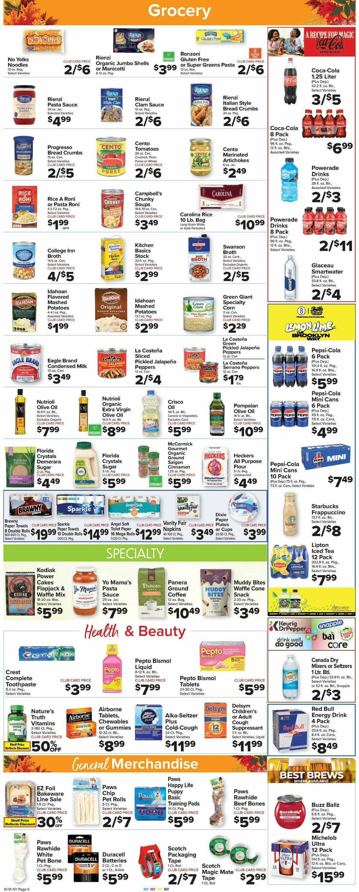 Food Town Weekly Ad from November 15