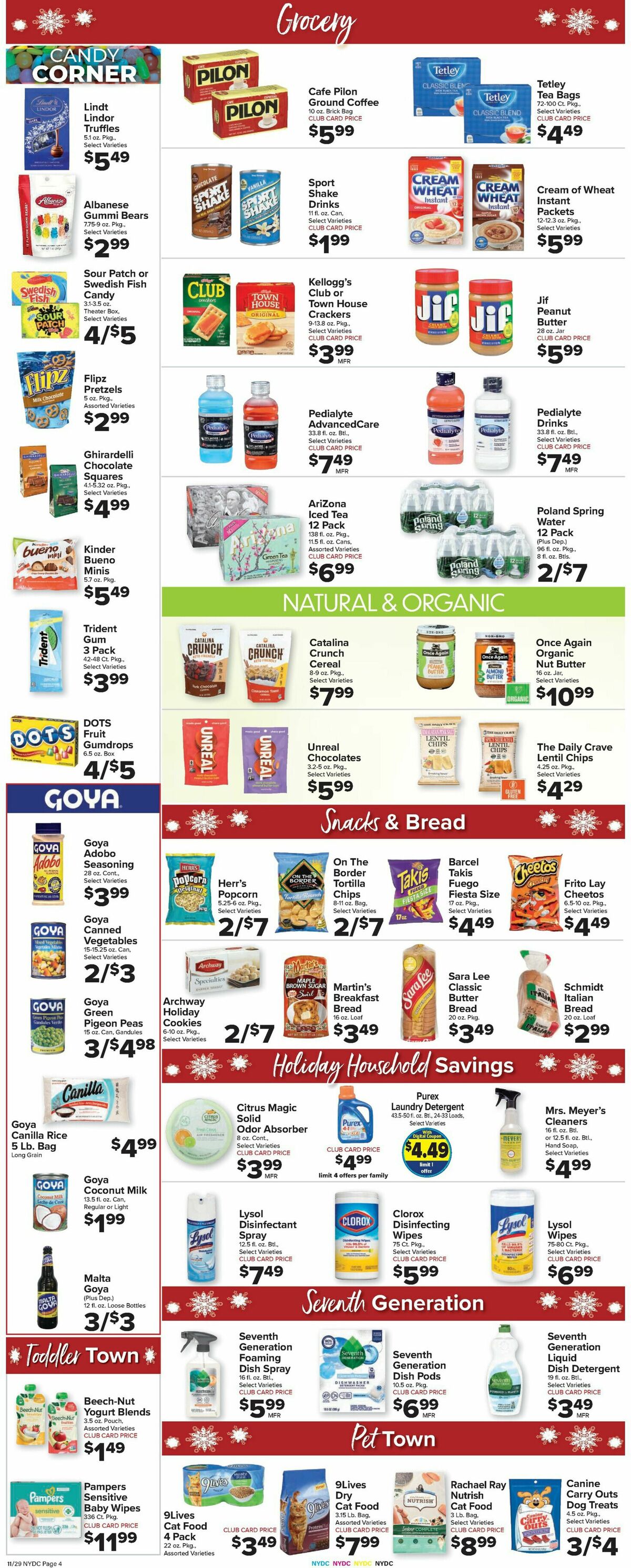 Food Town Weekly Ad from November 29