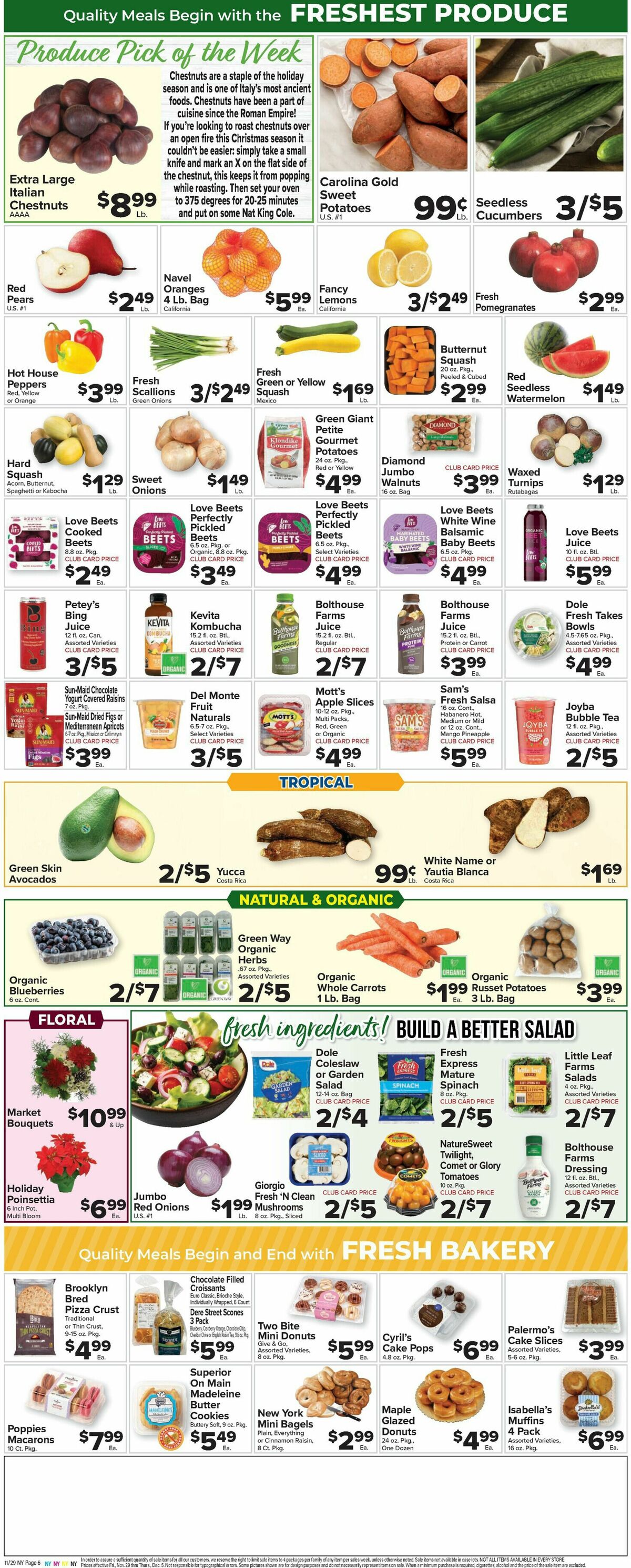 Food Town Weekly Ad from November 29