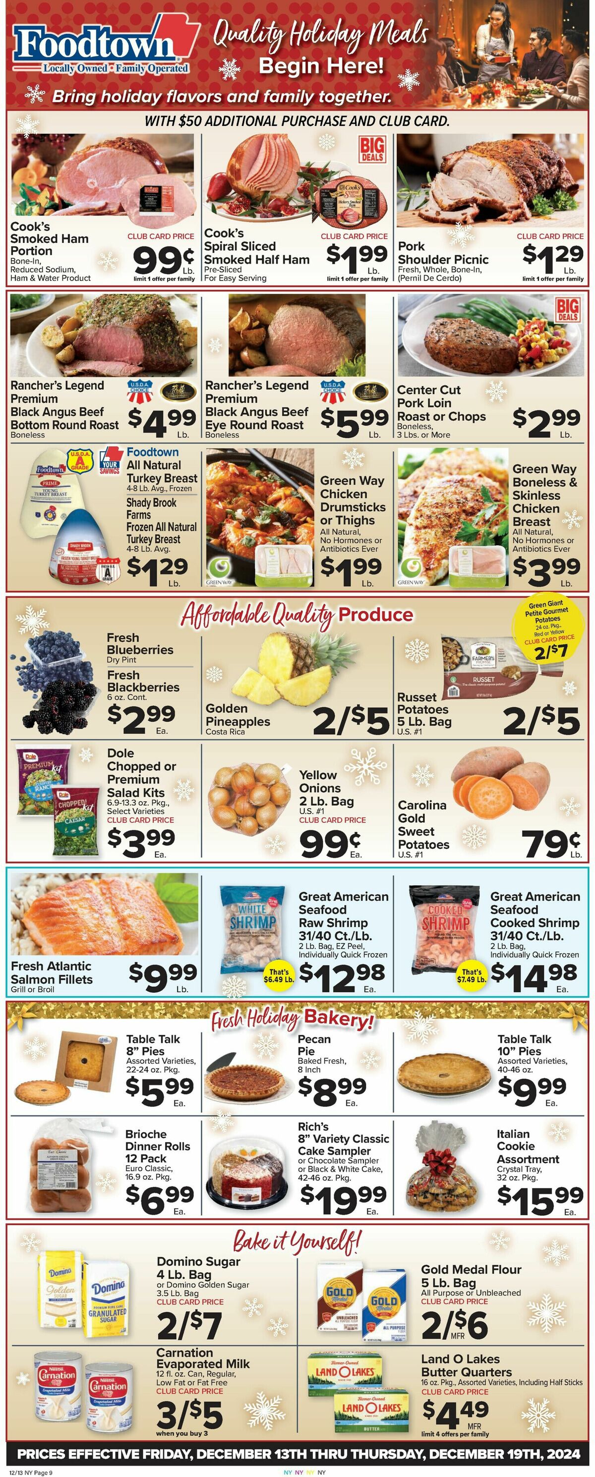 Food Town Weekly Ad from December 13