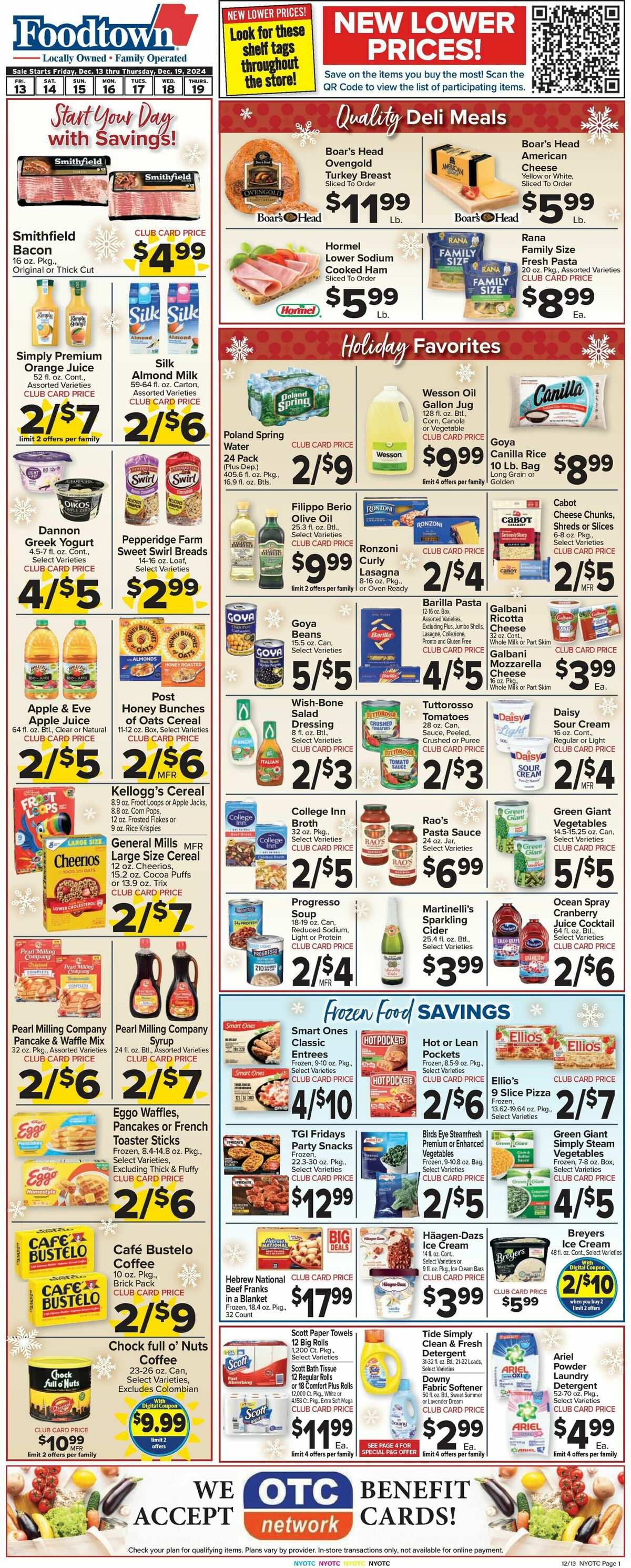 Food Town Weekly Ad from December 13