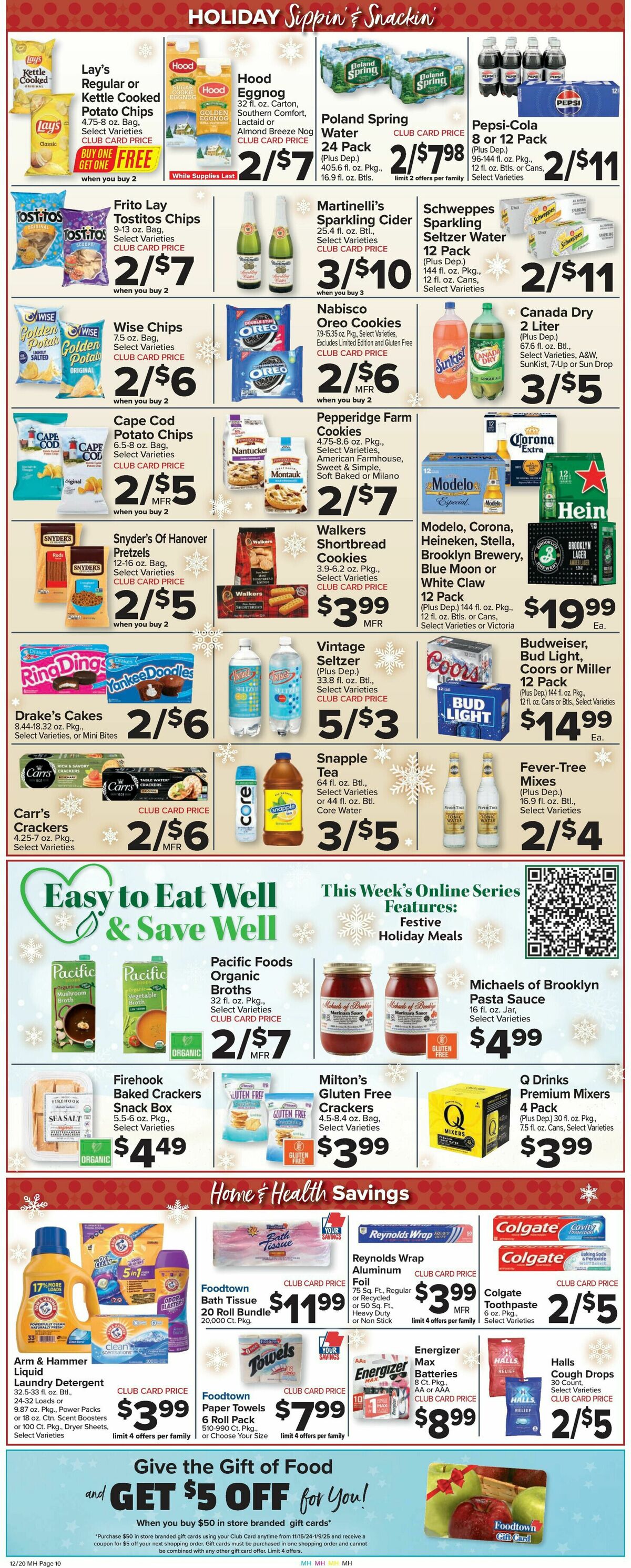 Food Town Weekly Ad from December 20