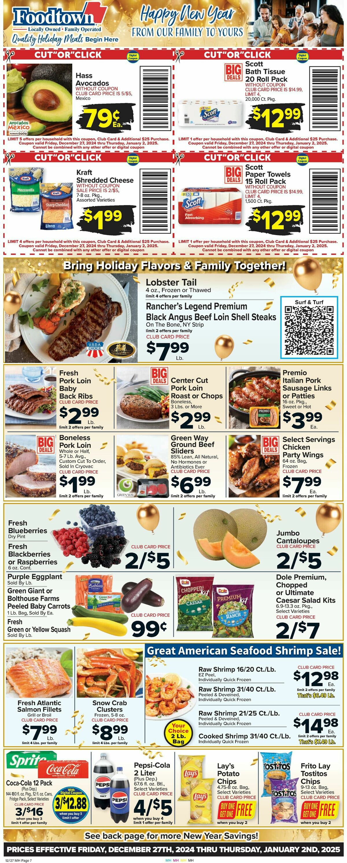 Food Town Weekly Ad from December 27