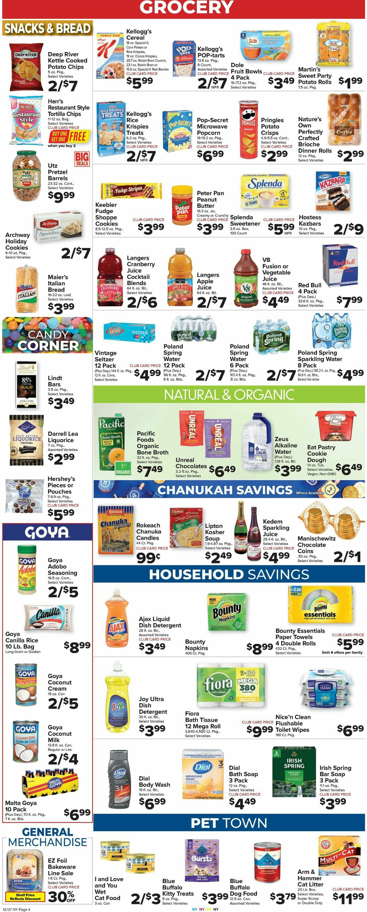 Food Town Weekly Ad from December 27