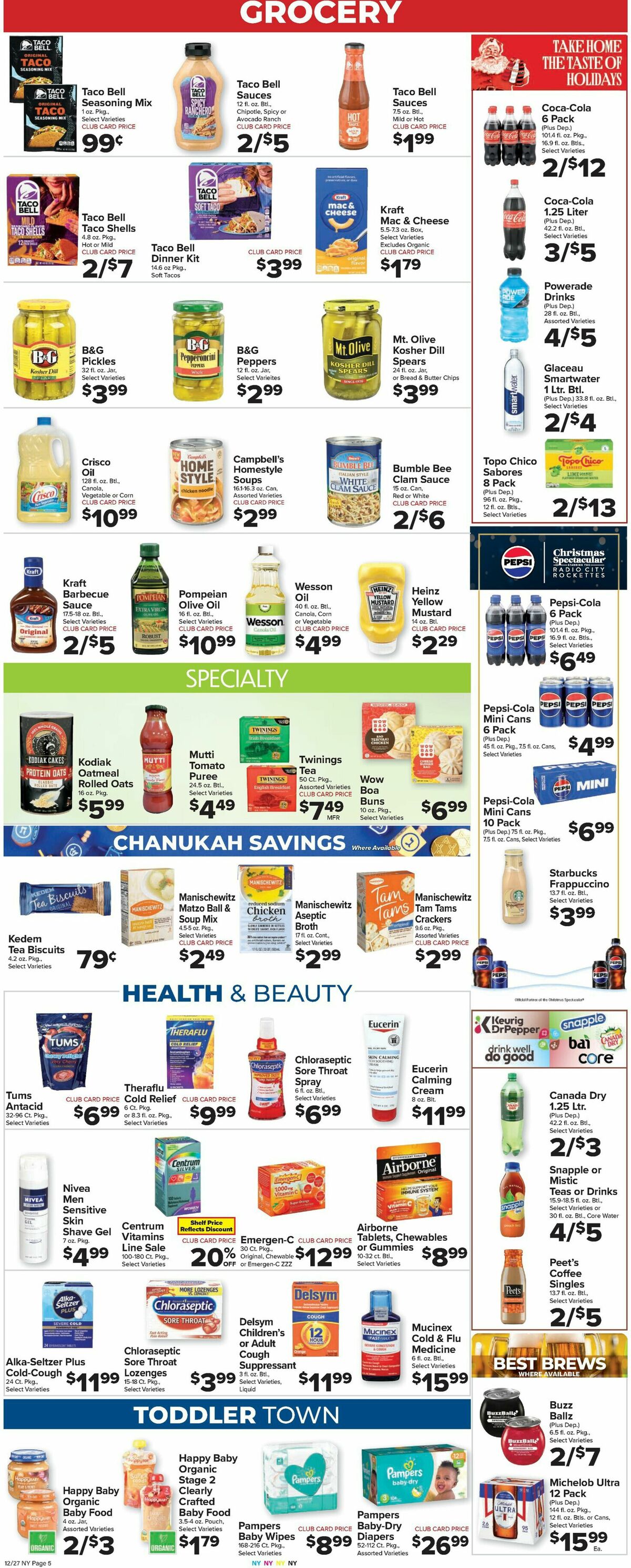 Food Town Weekly Ad from December 27