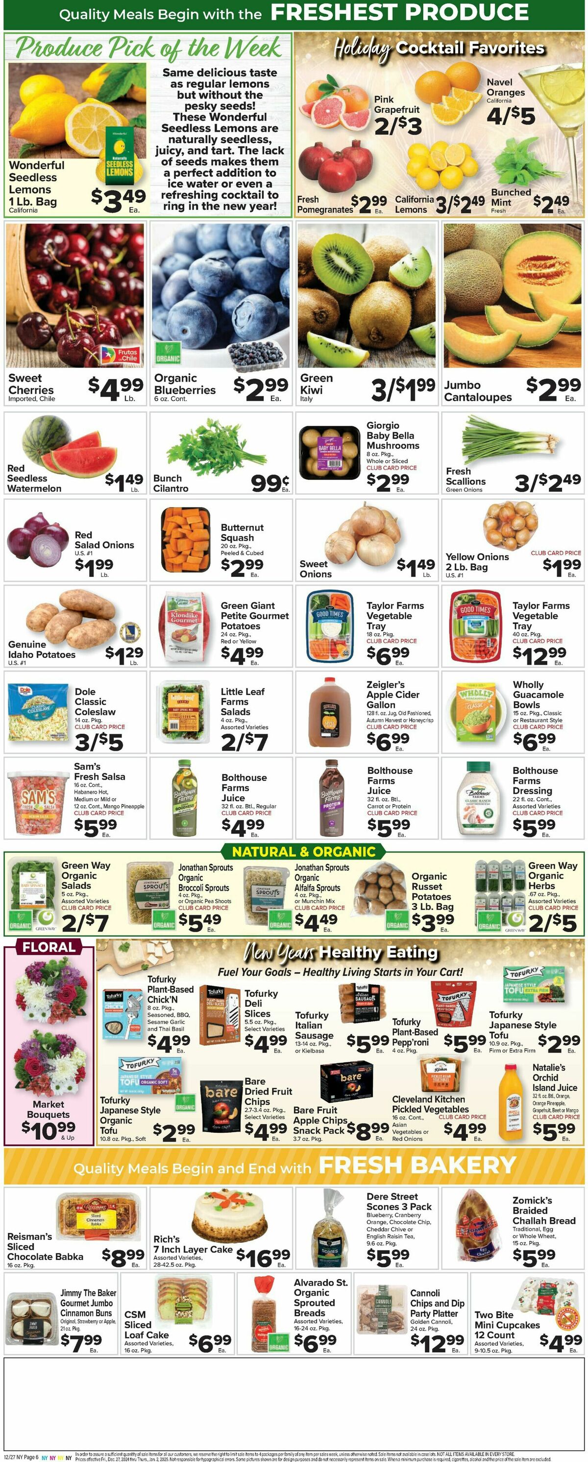 Food Town Weekly Ad from December 27