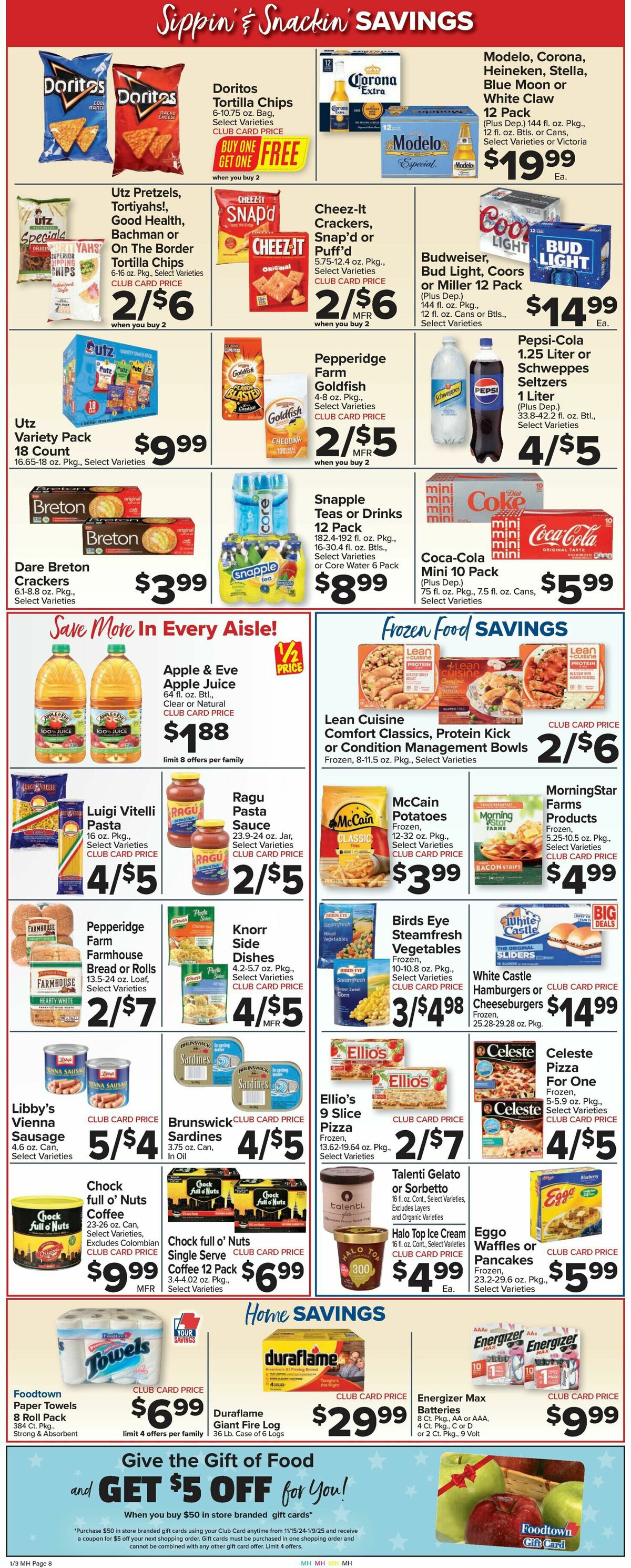 Food Town Weekly Ad from January 3