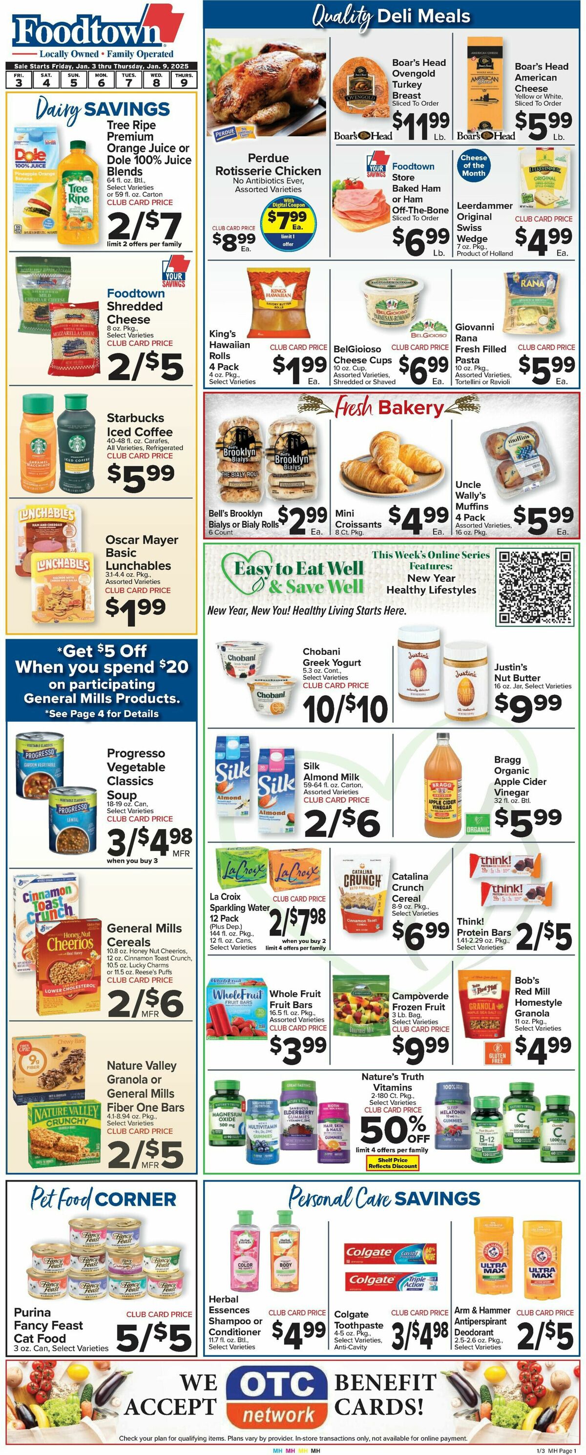 Food Town Weekly Ad from January 3