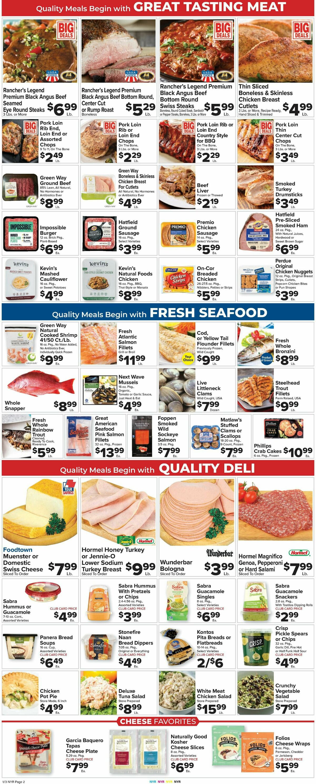 Food Town Weekly Ad from January 3