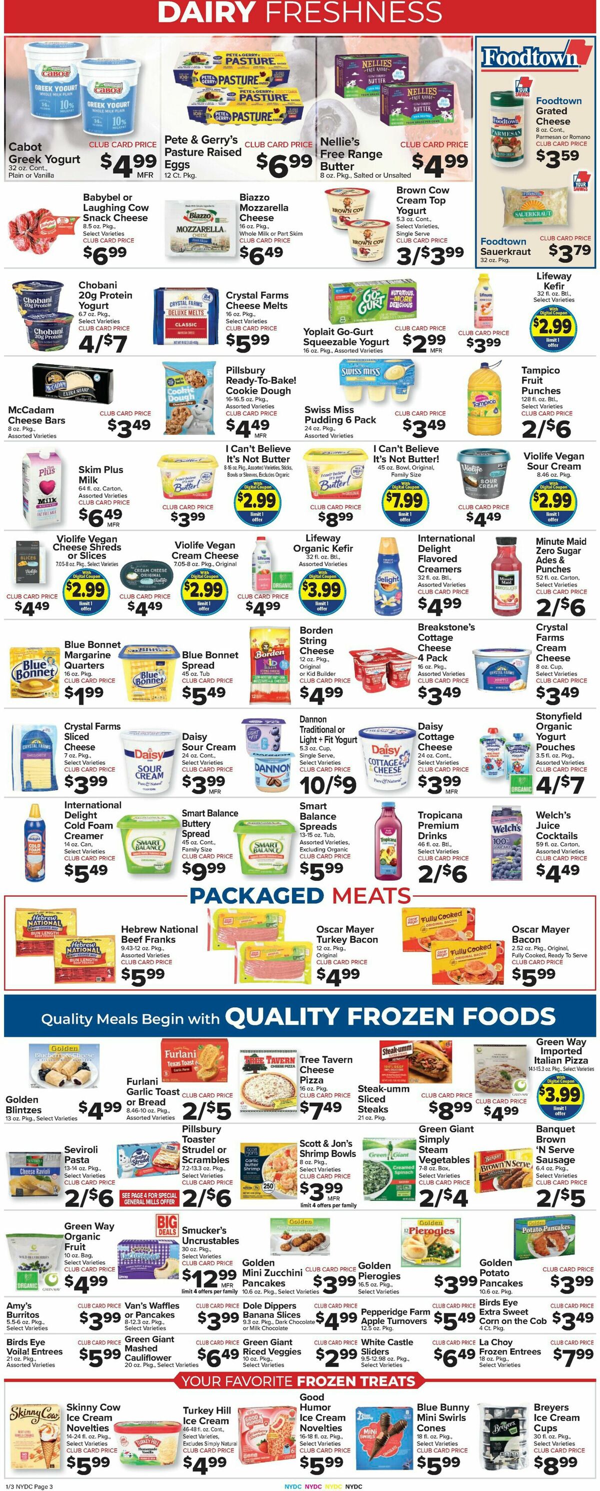 Food Town Weekly Ad from January 3