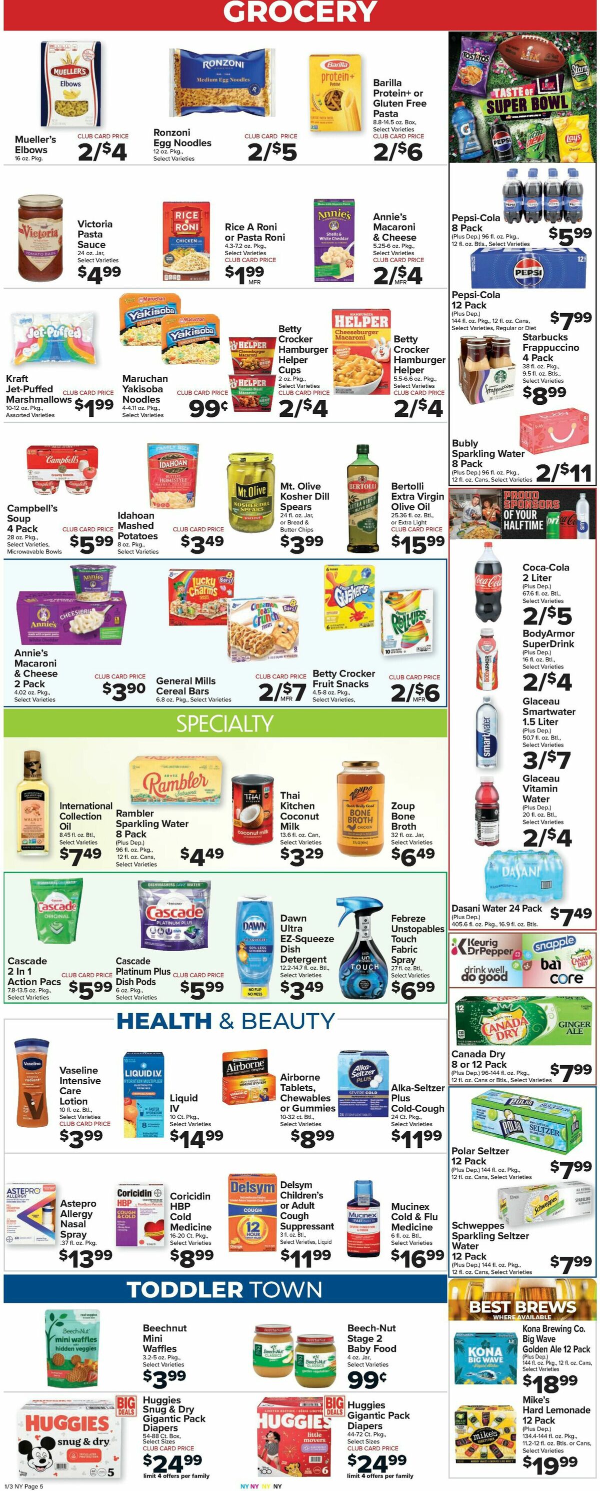 Food Town Weekly Ad from January 3