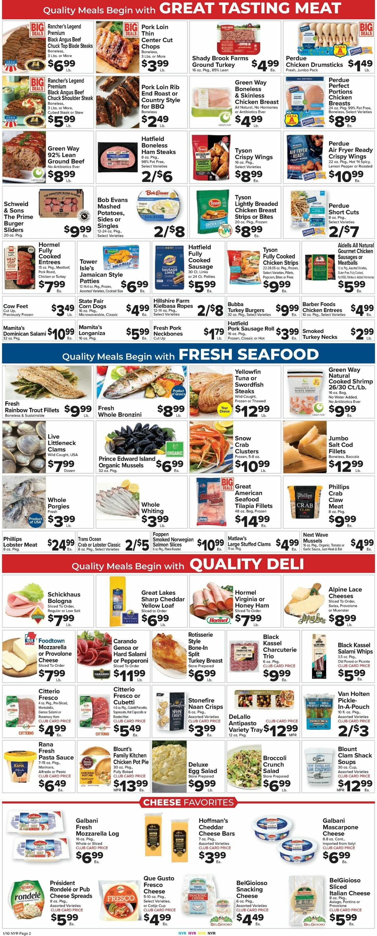 Food Town Weekly Ad from January 10