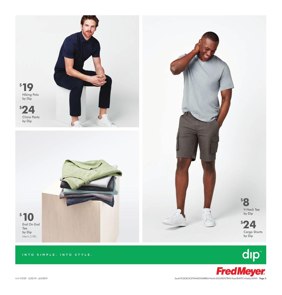 Fred Meyer Dip Apparel Weekly Ad from May 22