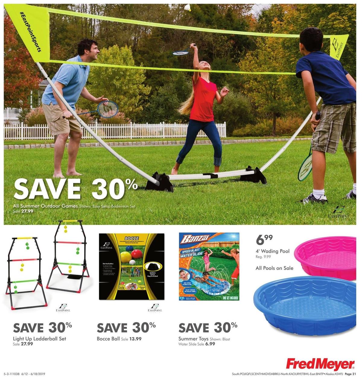 Fred Meyer General Merchandise Weekly Ad from June 12