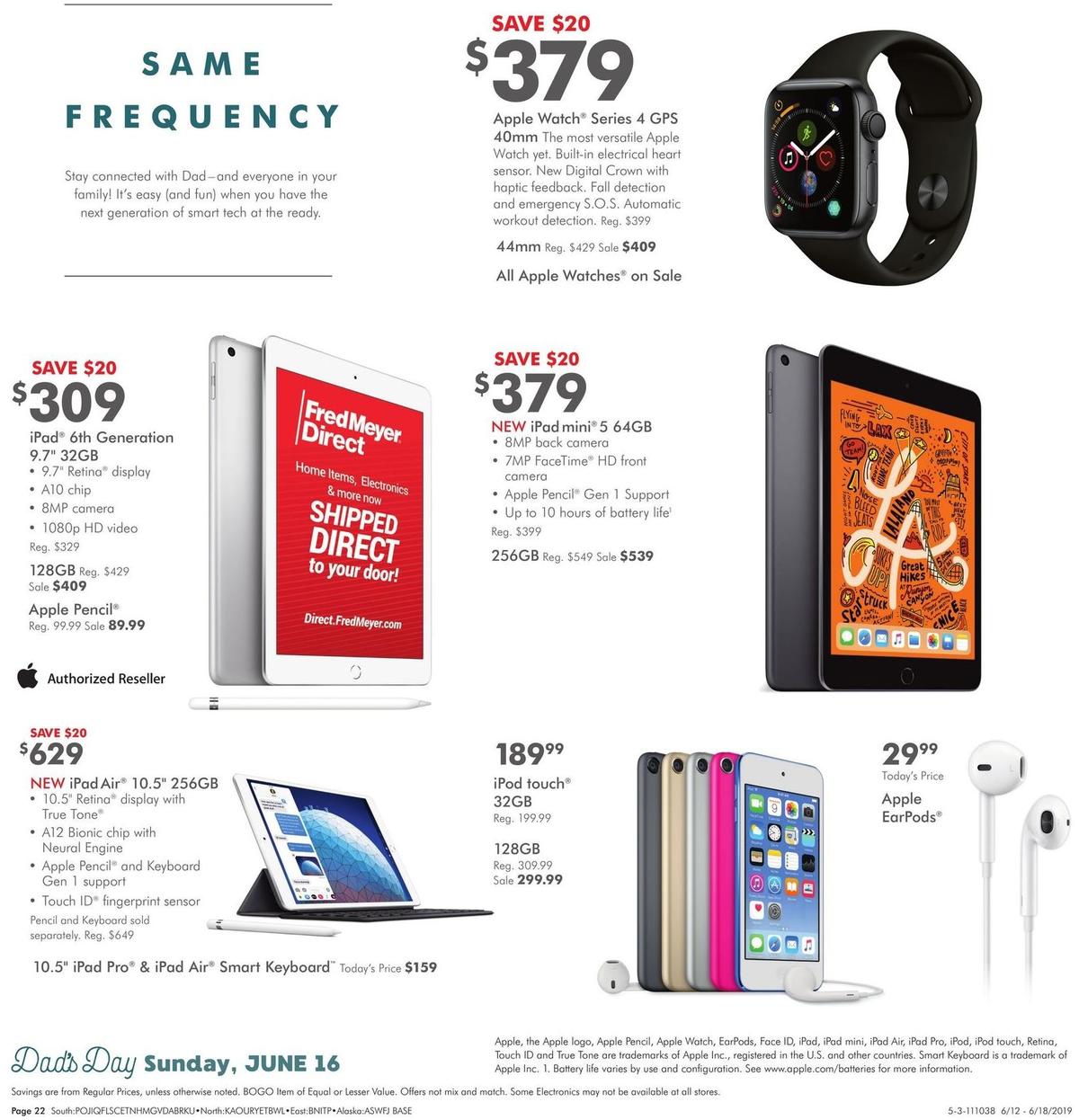 Fred Meyer General Merchandise Weekly Ad from June 12