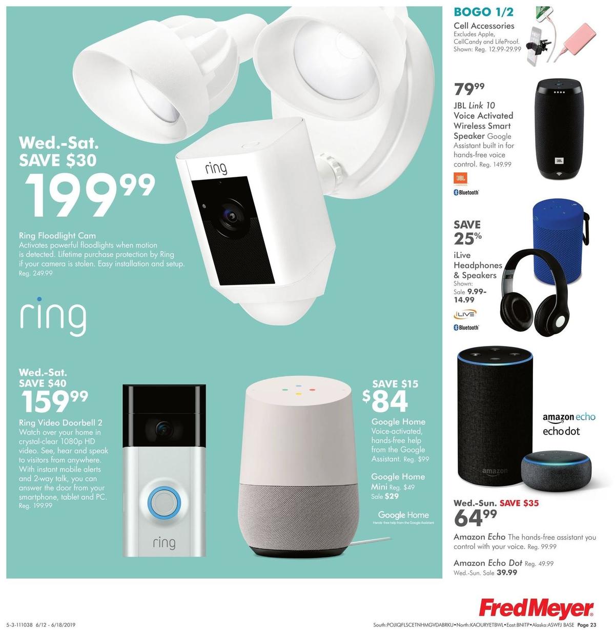 Fred Meyer General Merchandise Weekly Ad from June 12