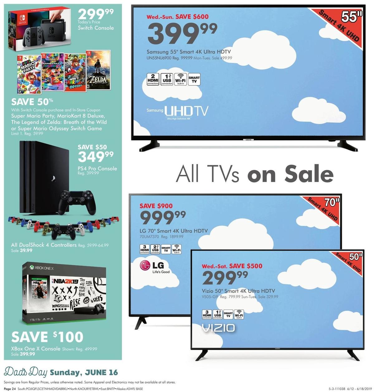 Fred Meyer General Merchandise Weekly Ad from June 12