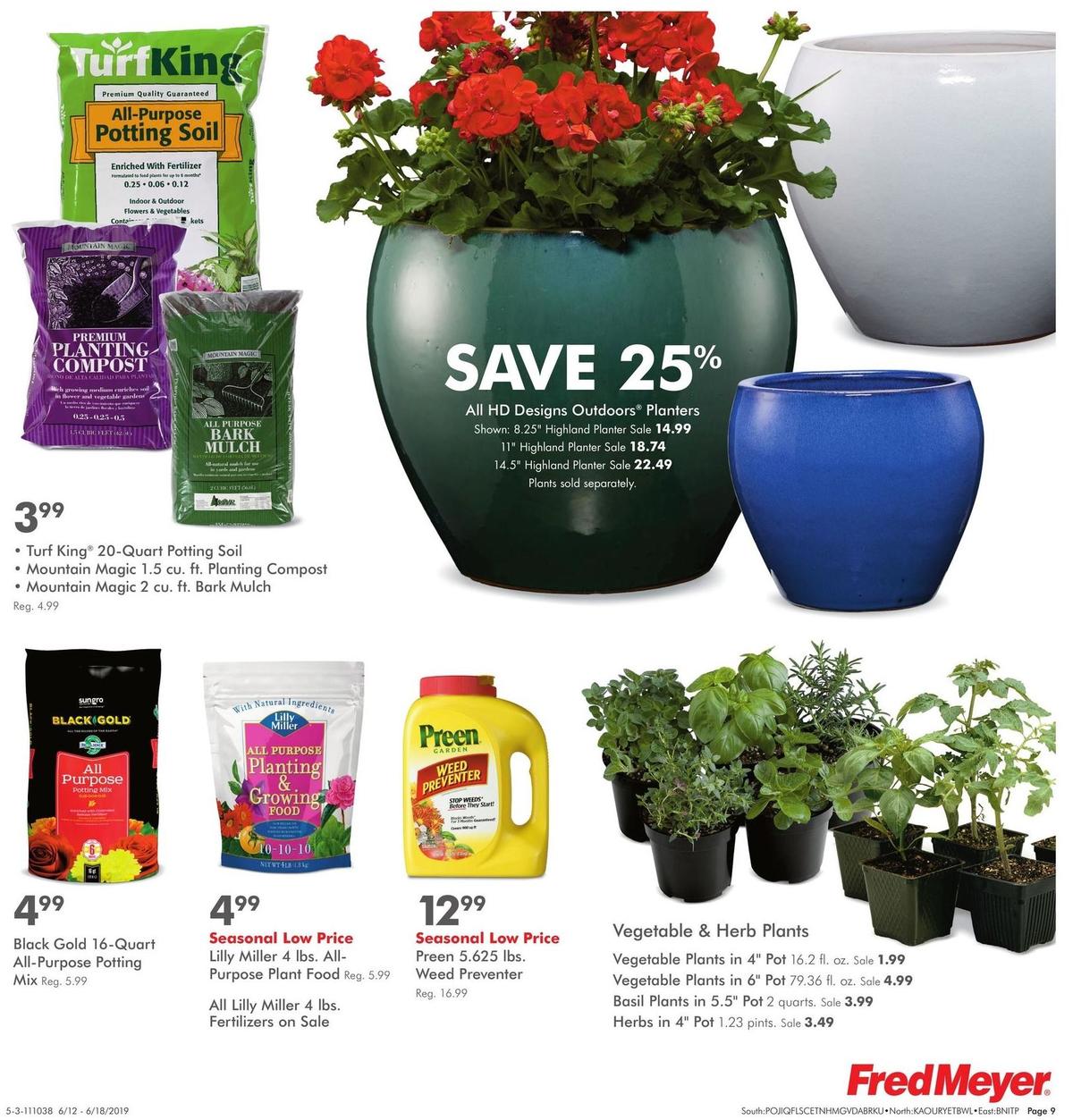 Fred Meyer General Merchandise Weekly Ad from June 12