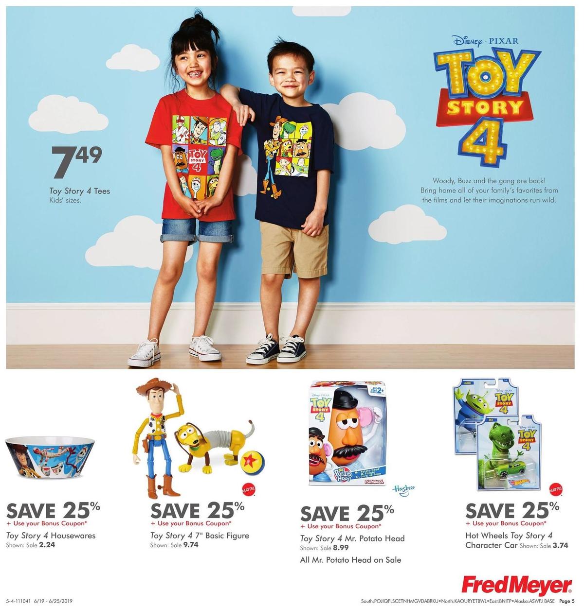 Fred Meyer General Merchandise Weekly Ad from June 19