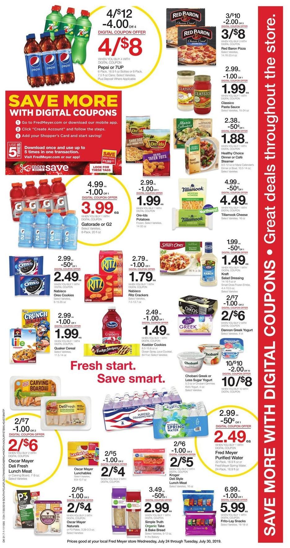 Fred Meyer Weekly Ad from July 24