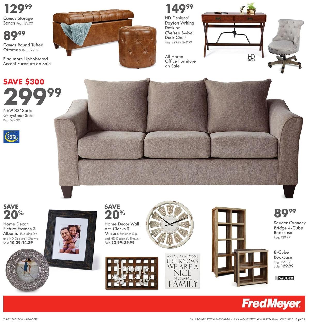 Fred Meyer General Merchandise Weekly Ad from August 14