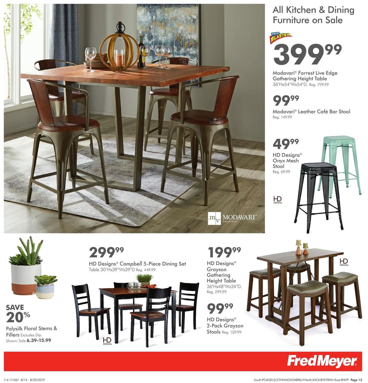 Fred Meyer General Merchandise Weekly Ad from August 14