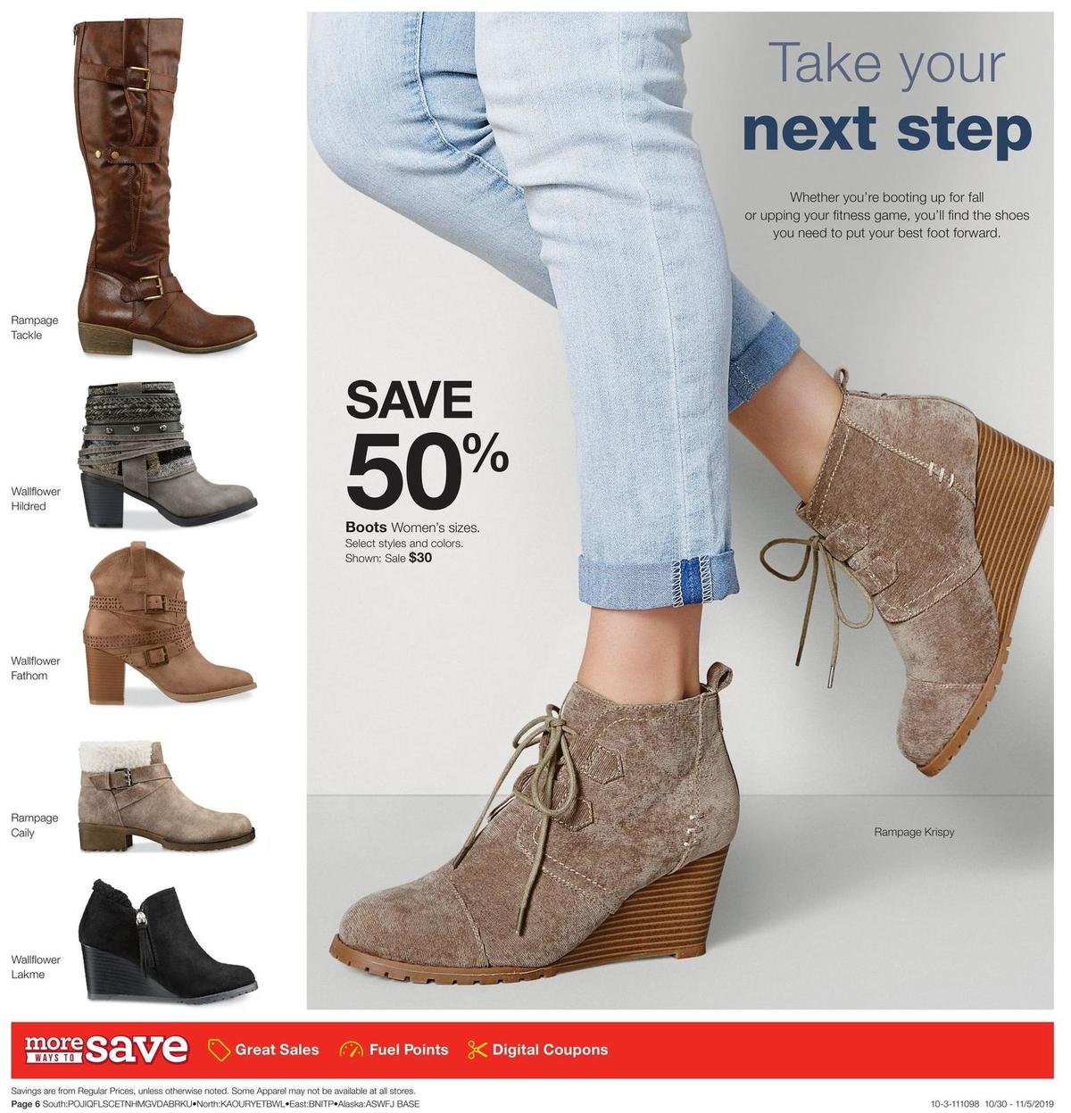 Fred Meyer General Merchandise Weekly Ad from October 30