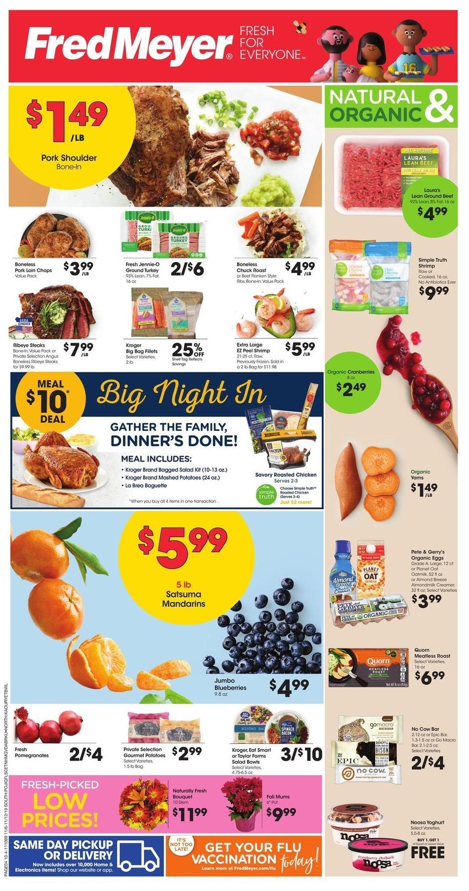 Fred Meyer Weekly Ad from November 6