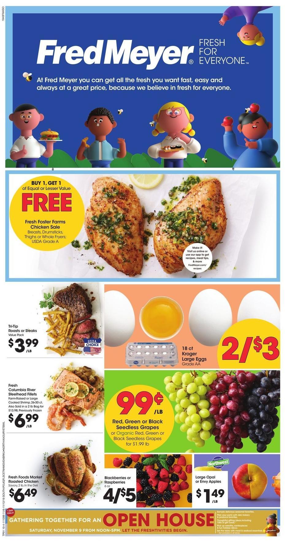 Fred Meyer Weekly Ad from November 6