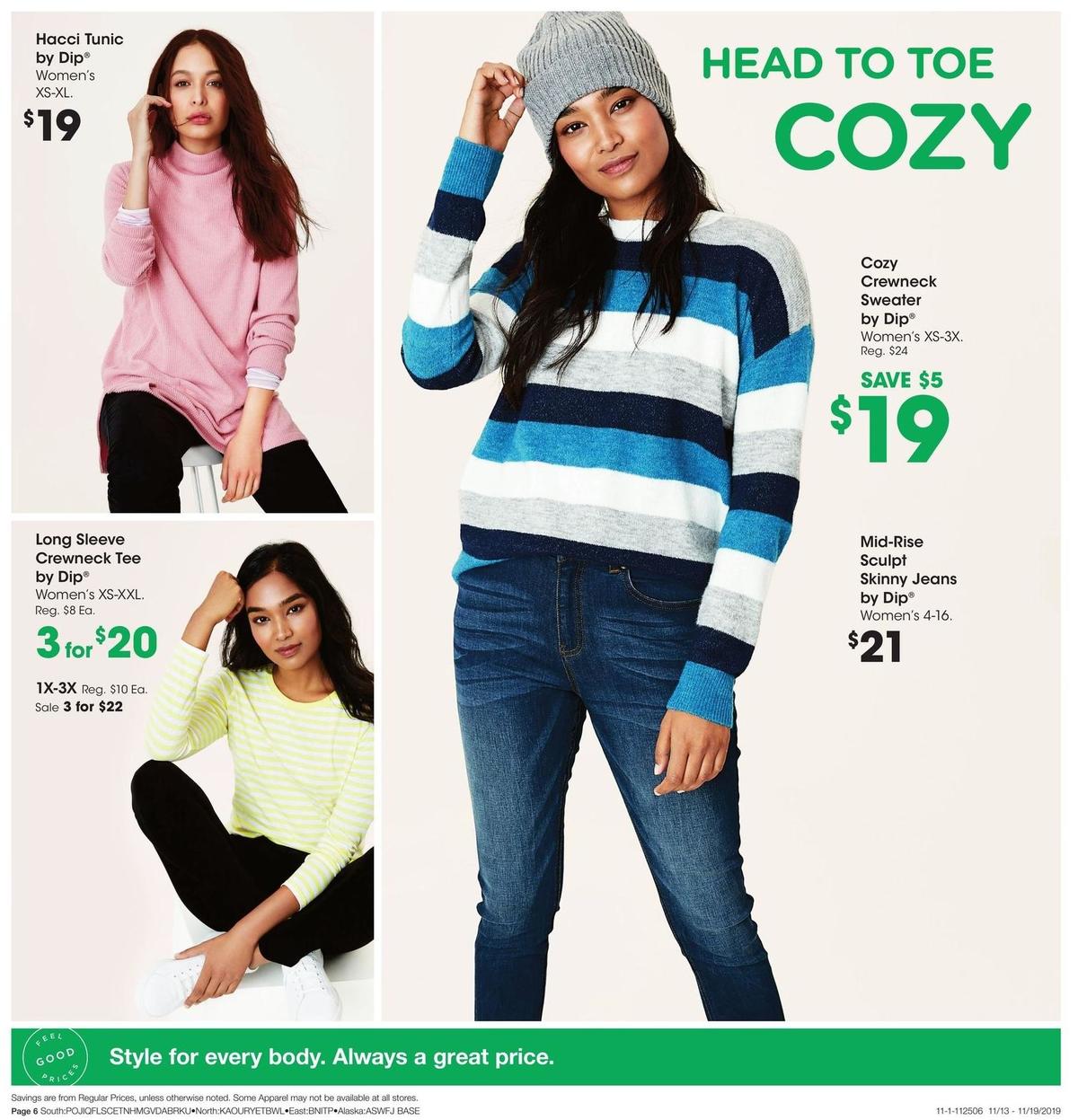 Fred Meyer Dip Apparel Weekly Ad from November 13