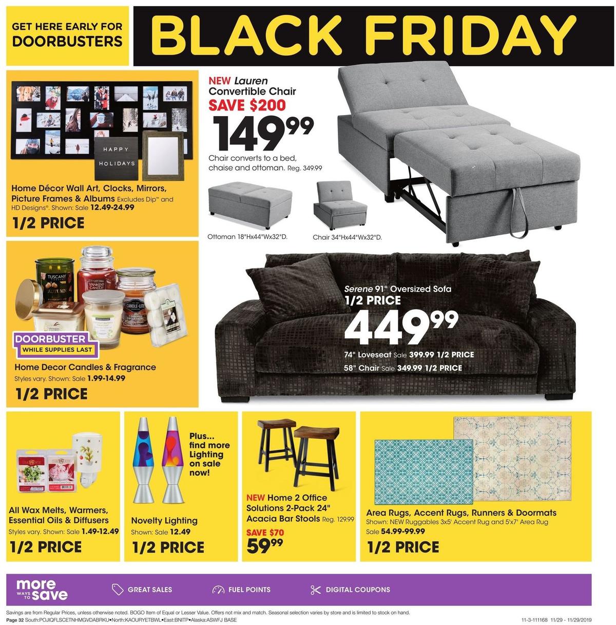 Fred Meyer Black Friday Weekly Ad from November 29