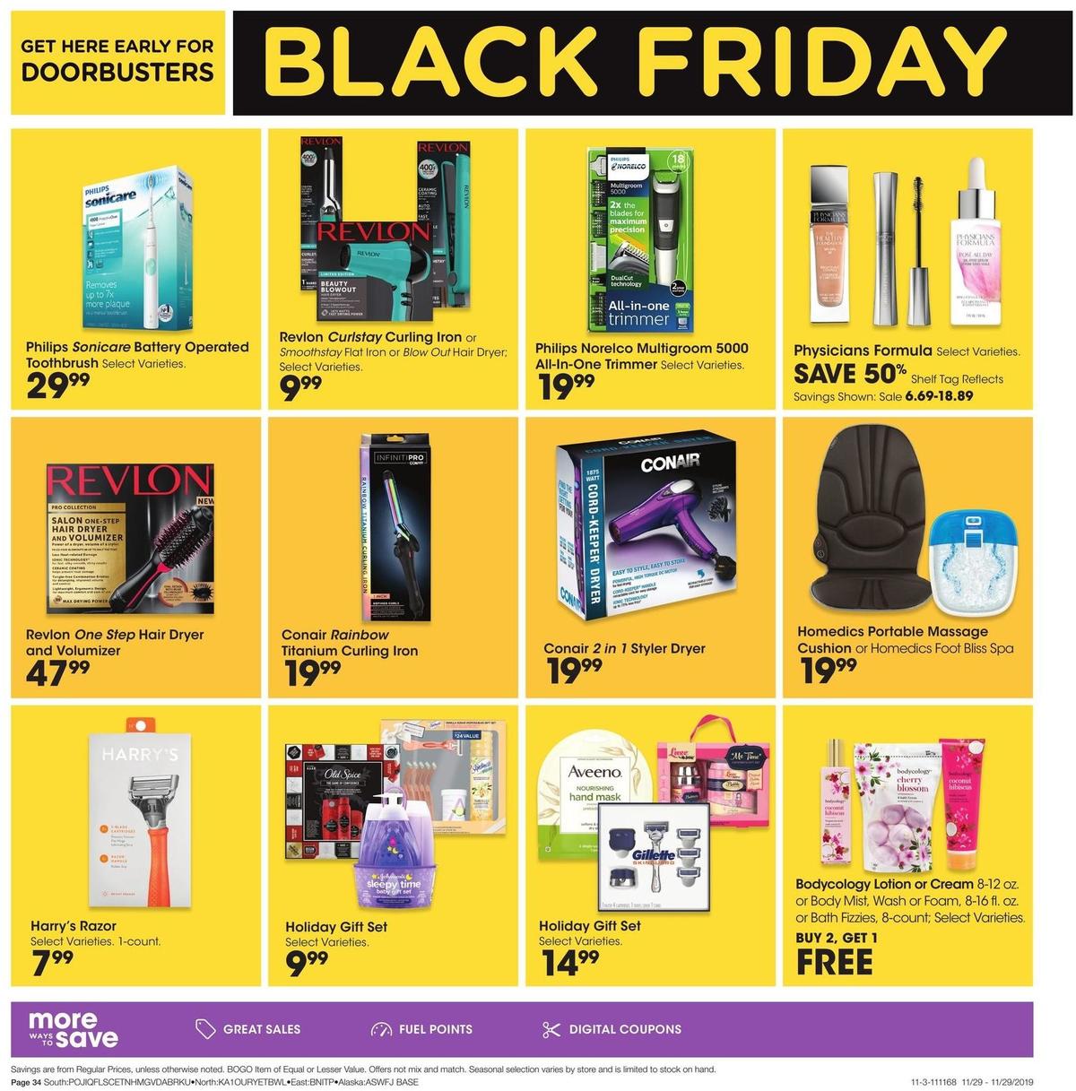 Fred Meyer Black Friday Weekly Ad from November 29