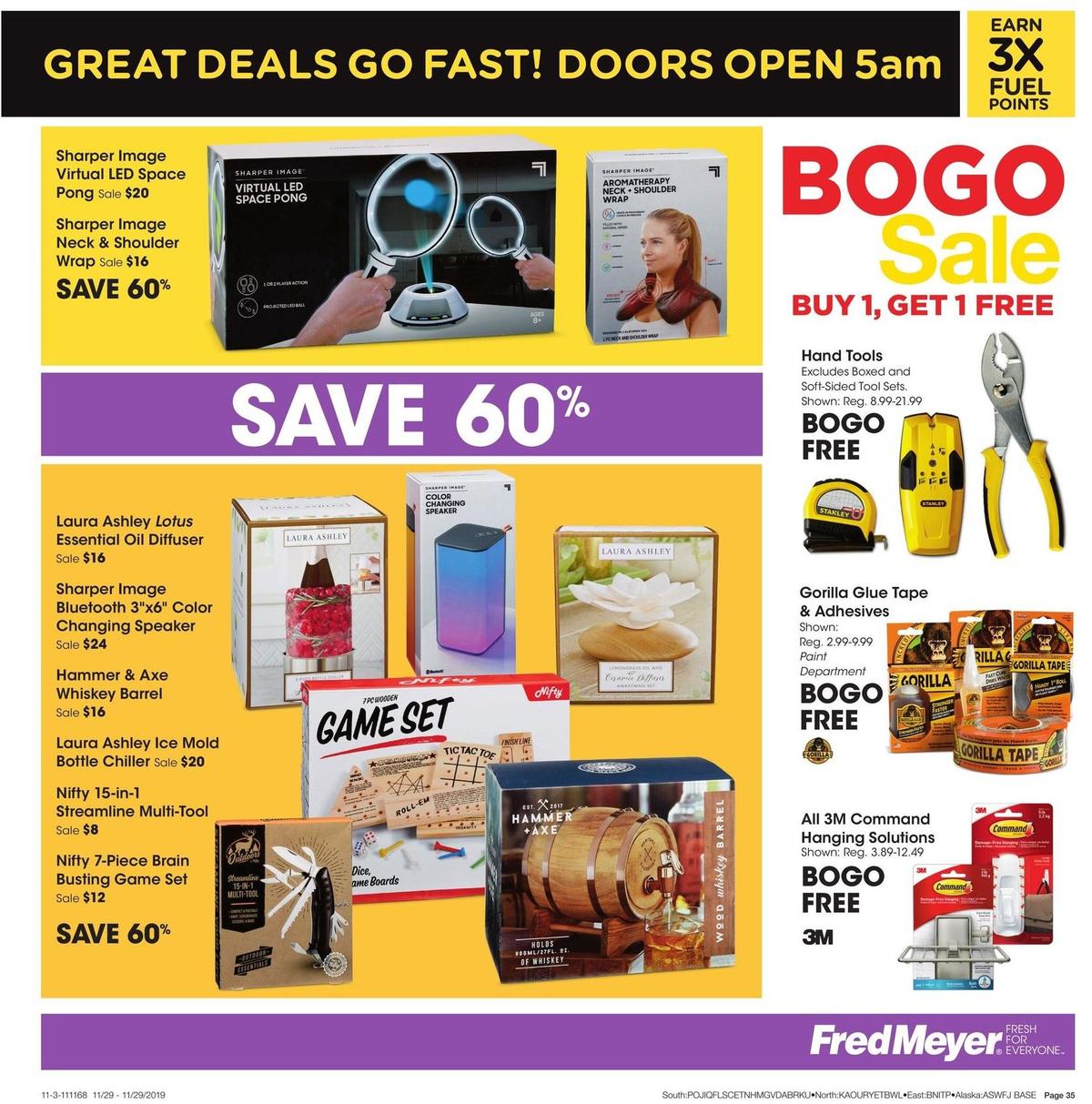 Fred Meyer Black Friday Weekly Ad from November 29