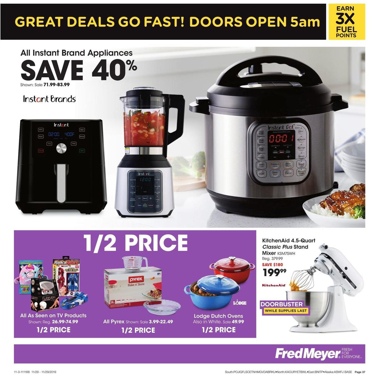 Fred Meyer Black Friday Weekly Ad from November 29