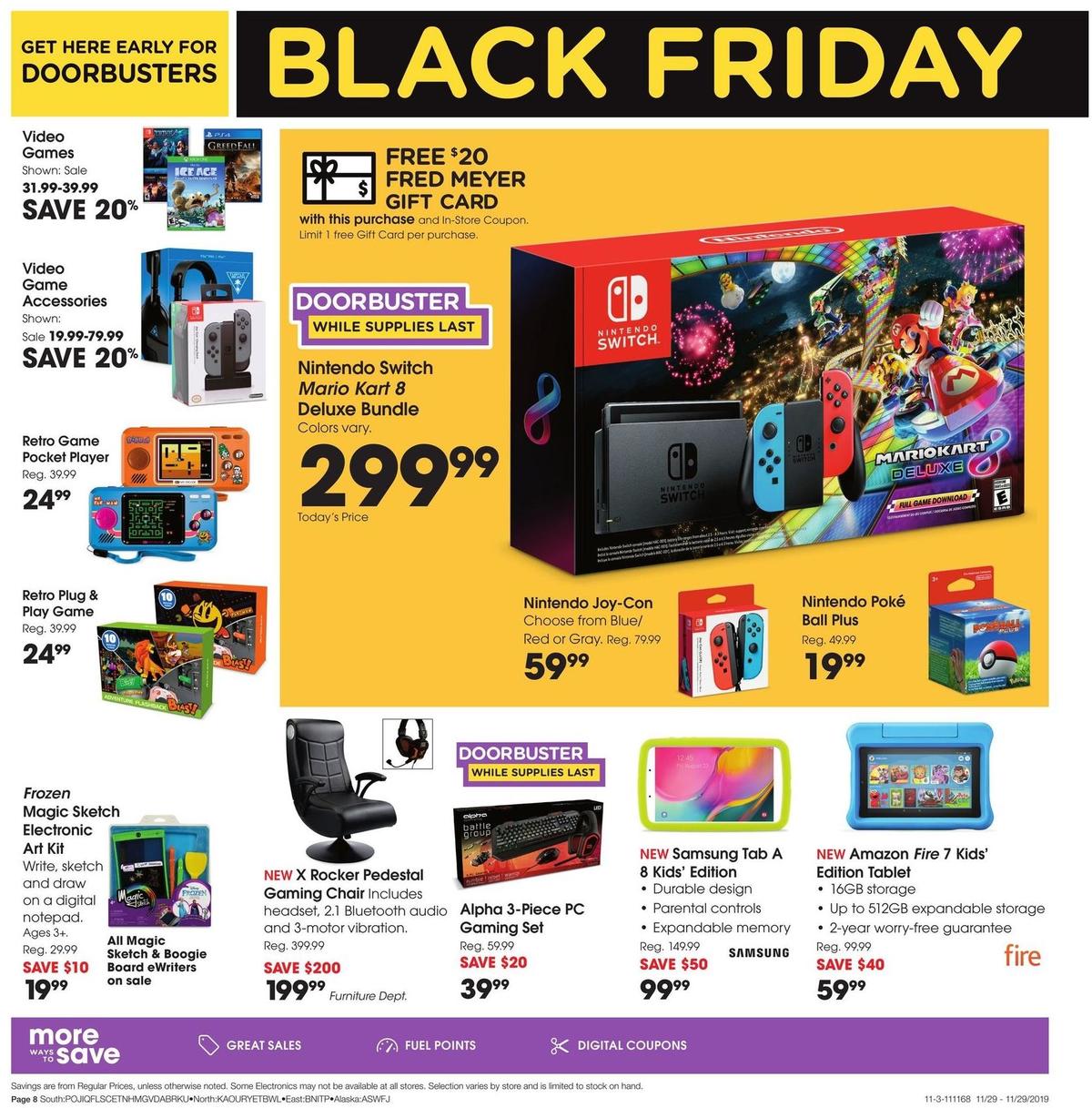 Fred Meyer Black Friday Weekly Ad from November 29