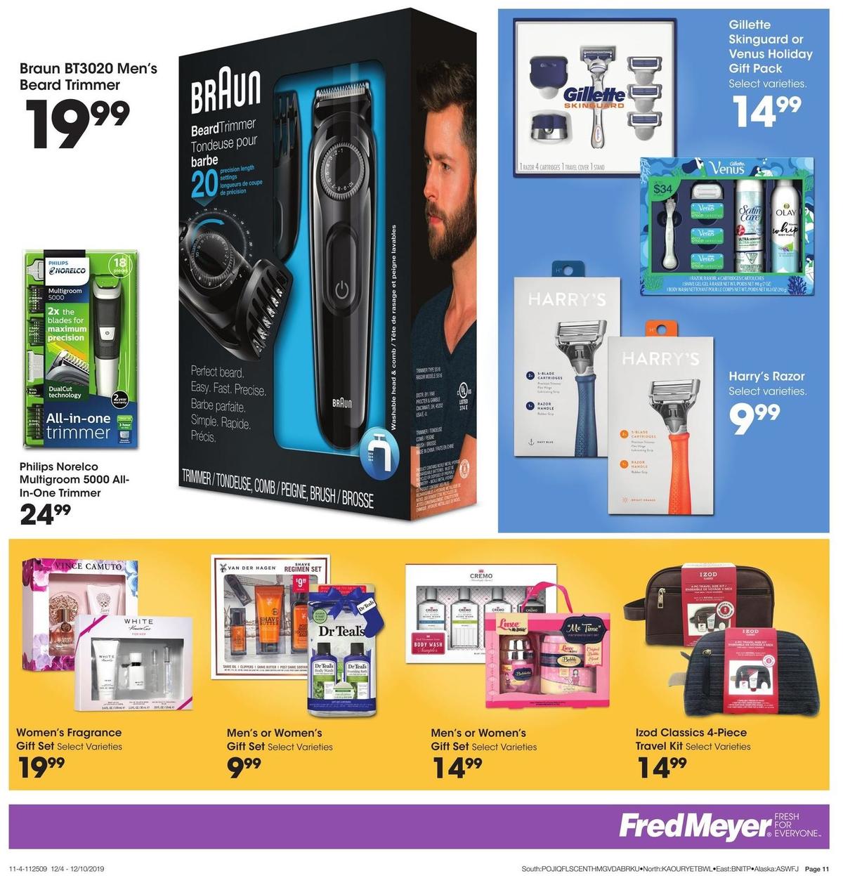 Fred Meyer Apparel Weekly Ad from December 4