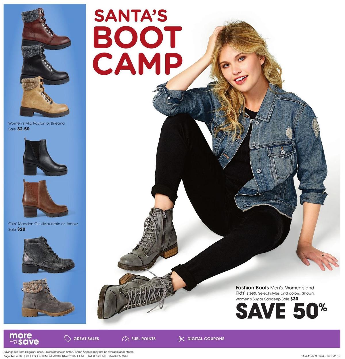 Fred Meyer Apparel Weekly Ad from December 4