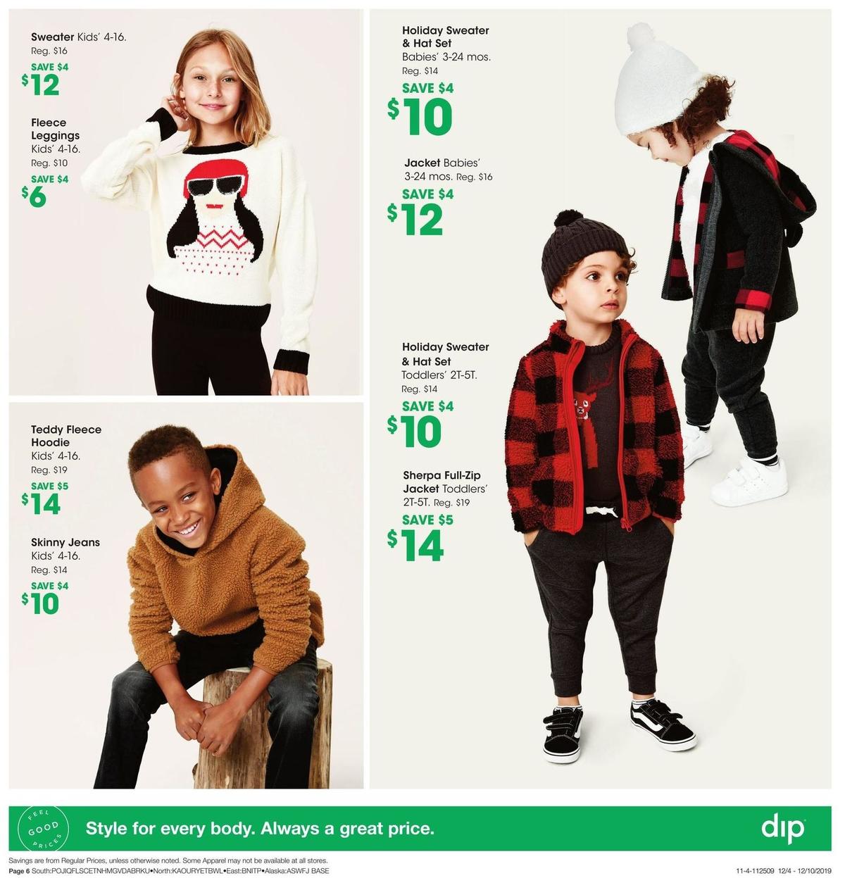 Fred Meyer Apparel Weekly Ad from December 4