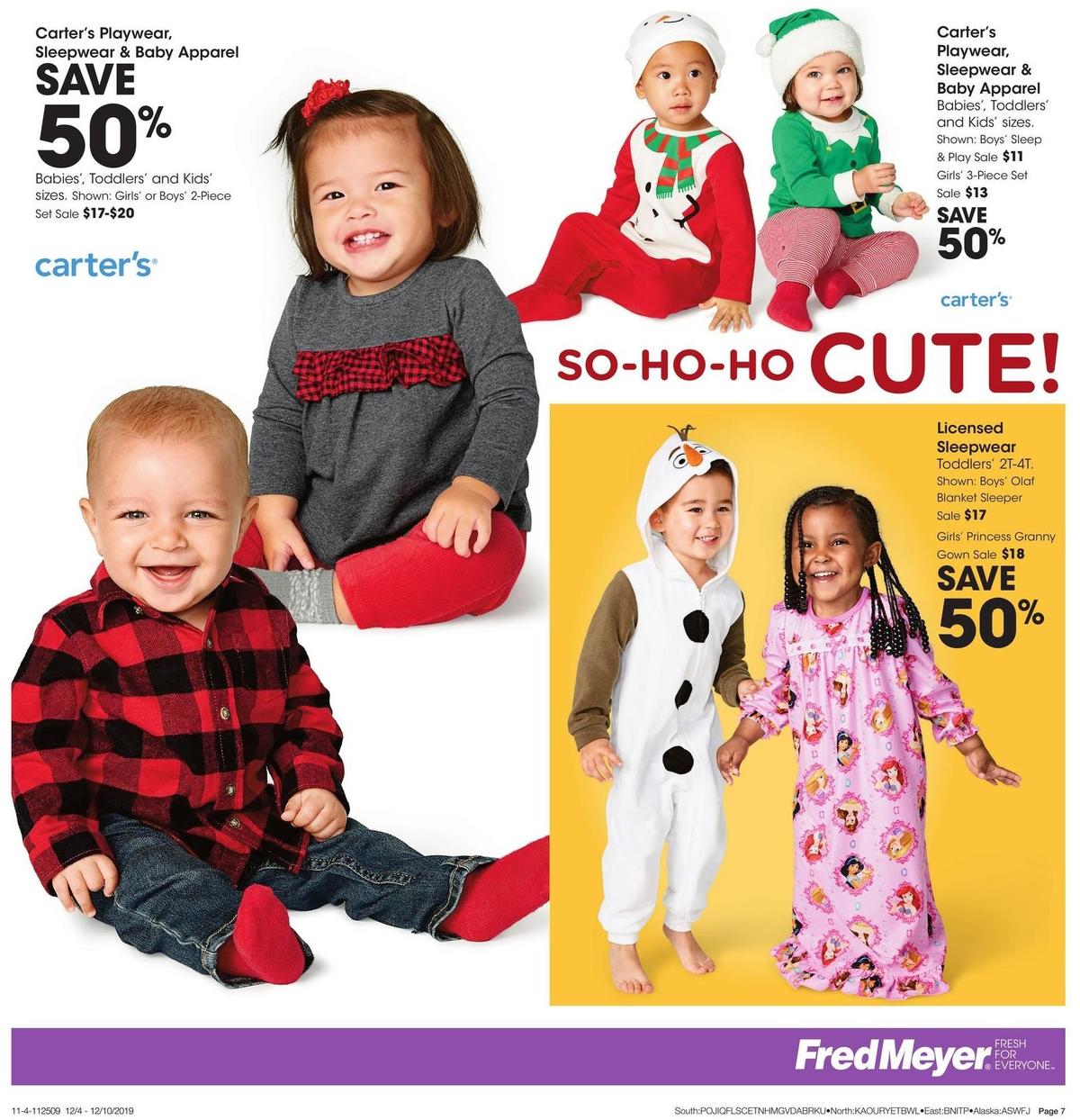 Fred Meyer Apparel Weekly Ad from December 4