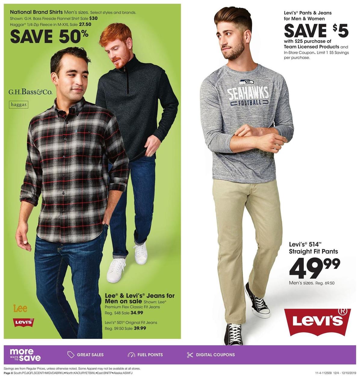 Fred Meyer Apparel Weekly Ad from December 4