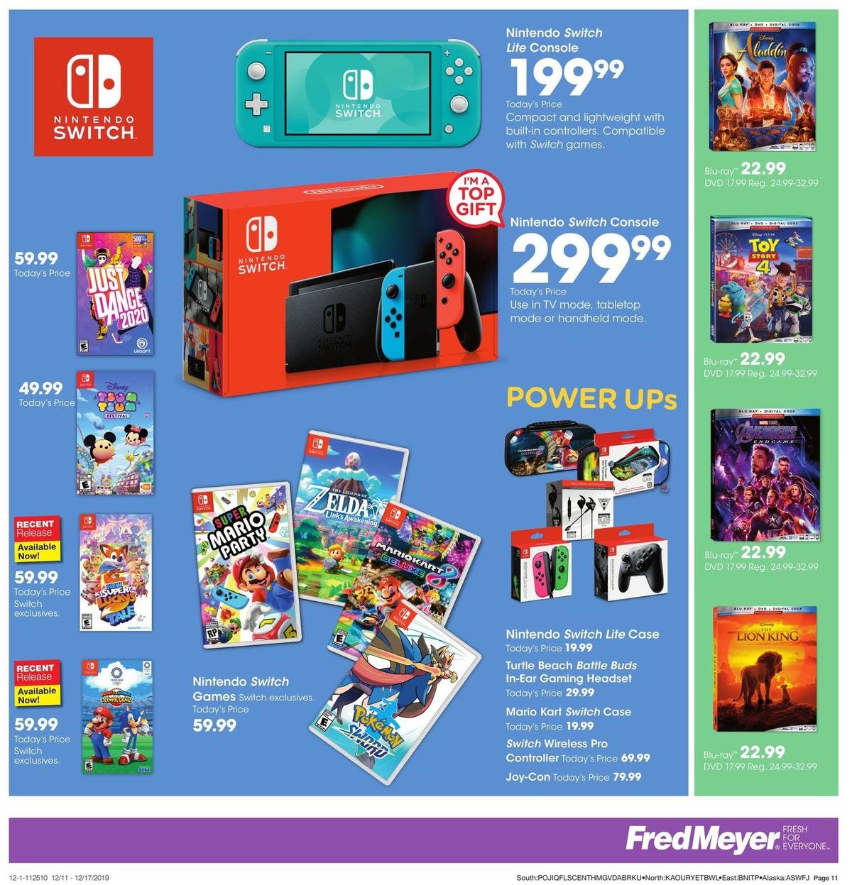 Fred Meyer Toy Book Weekly Ad from December 11