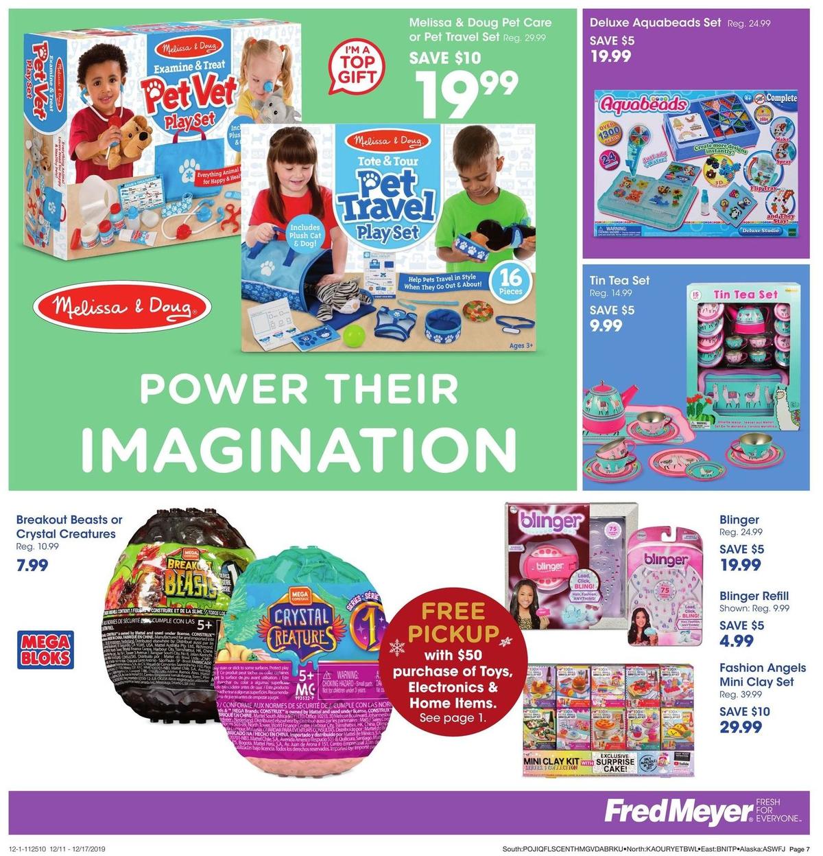 Fred Meyer Toy Book Weekly Ad from December 11