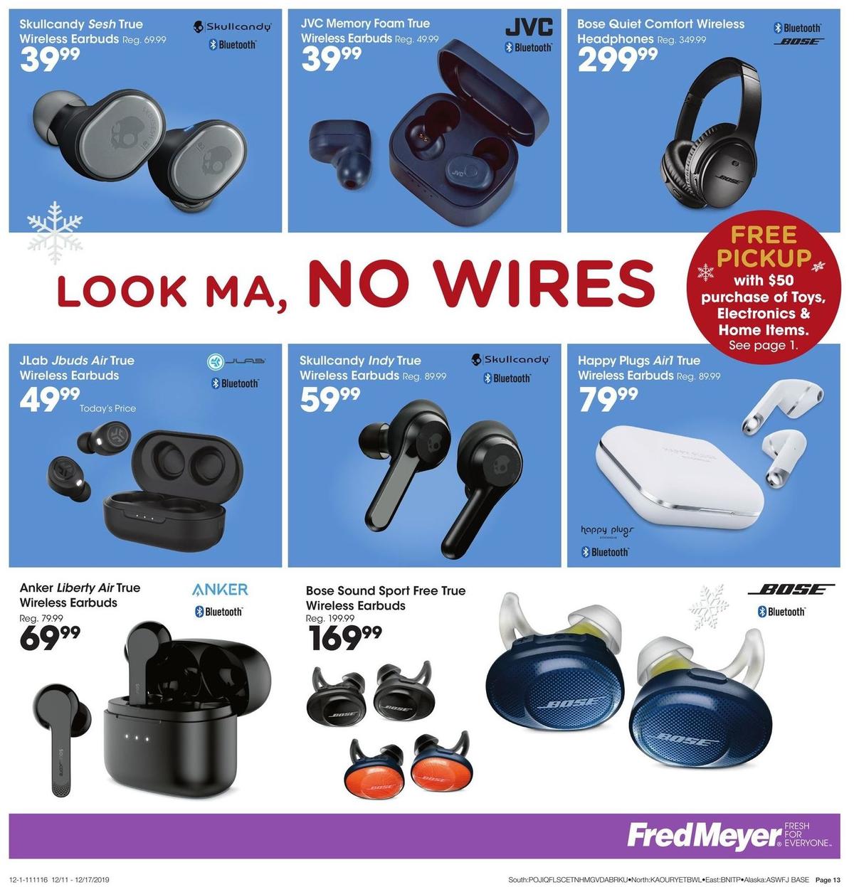 Fred Meyer Electronics & Apparel Weekly Ad from December 11